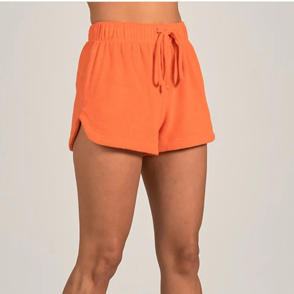 Women's Orange Casual Shorts By Elan NWT